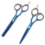 Blue Titanium Hair cutting Scissors