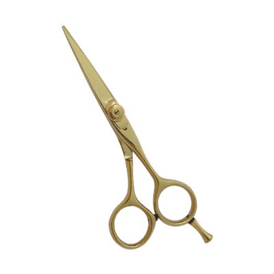 l_21-4072 Gold Hair cutting Scissors - Image 1